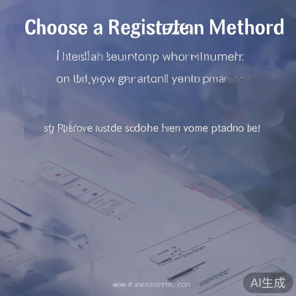 选择注册方式
平台通常提供多样注册方式，包括手机